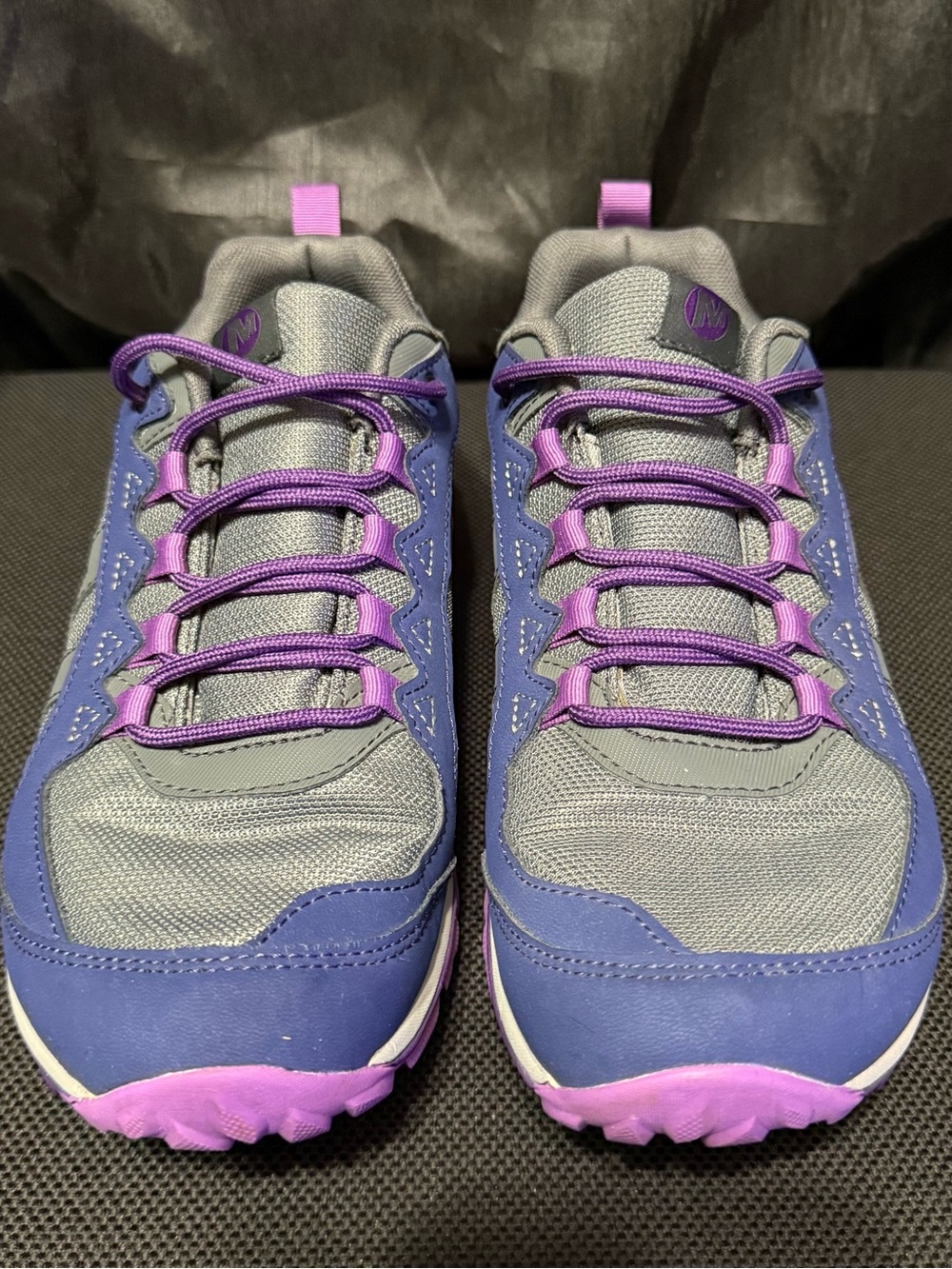 Merrell Lulea Hiking Outdoor Shoes Purple Gray Women Size 8.5 - Excellent - Picture 3 of 7